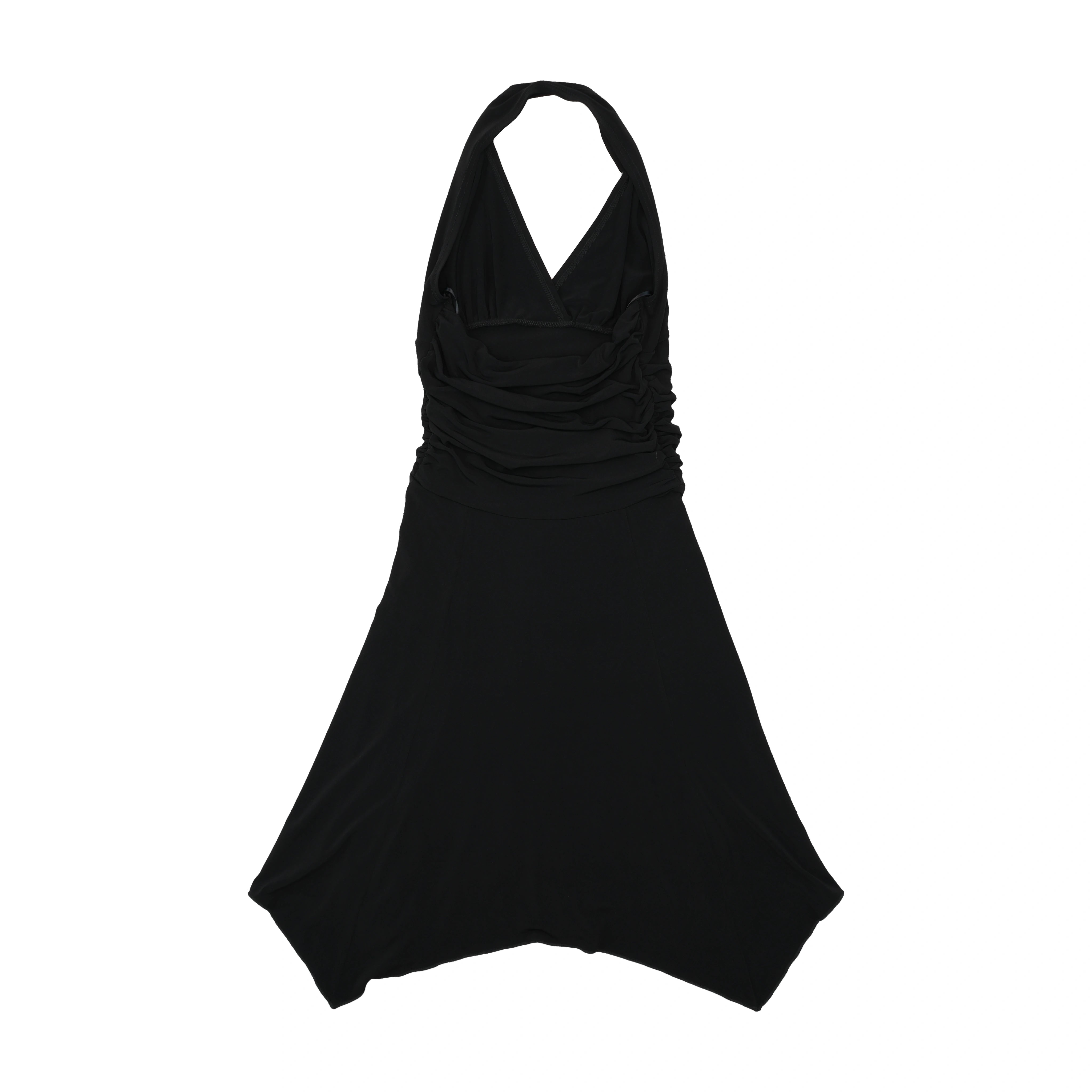 Clockhouse Ruched Halter Midi Dress