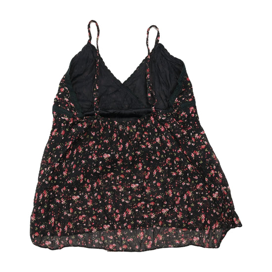 Bluoltre Floral Lace Trim Tank Top