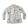 Vintage Abstract Geometric Print Button Up Shirt