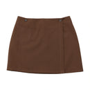 MARO Florence Brown Wrap Mini Skirt (repriced)
