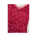 Vestido Lingerie AA Milano Belle Marie rosa com Acabamento em Rede de Leopardo