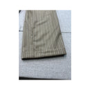 Carlo Santi Vintage Virgin Wool Beige Pinstripe Tailored Pants