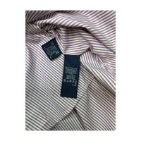 Camisa Ralph Lauren roxa de Manga curta às riscas com Botões