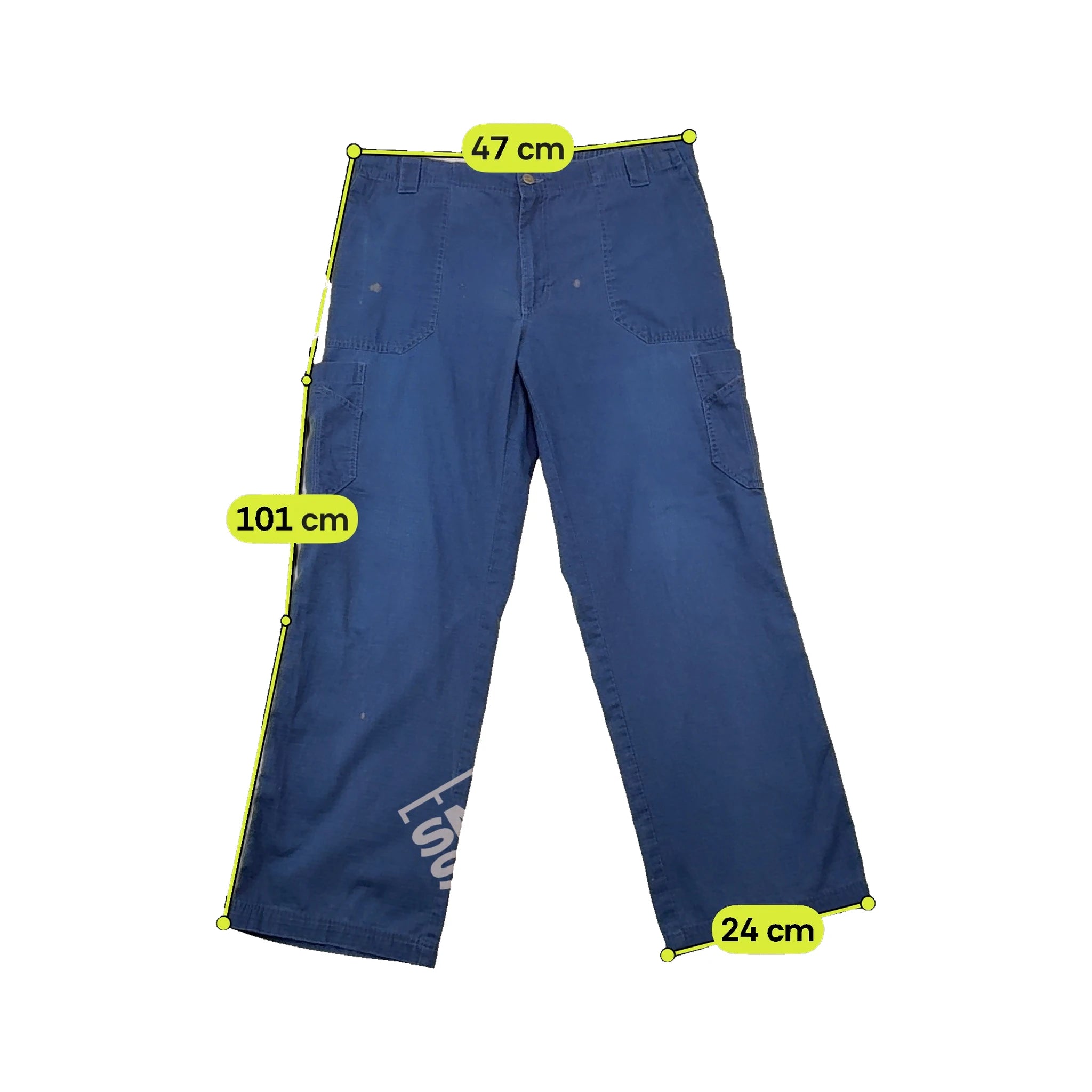 Carhartt Vintage Navy Ripstop Utility Cargo Pants
