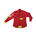 Walbusch Red Multi-Pocket Utility Button-Up Shirt