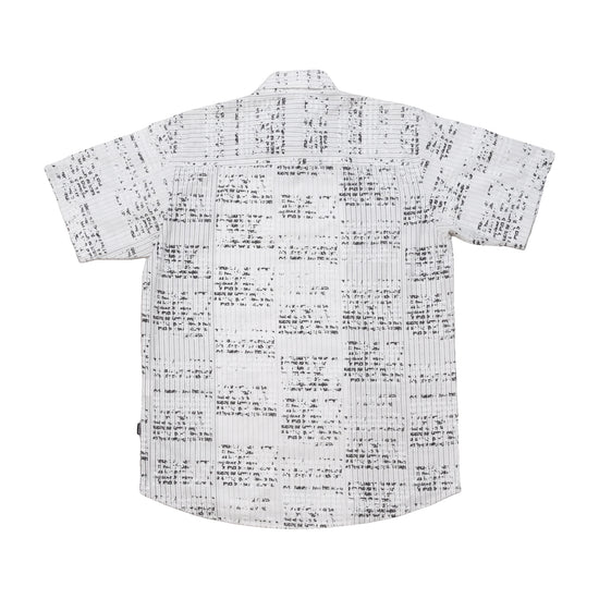 Camisa Much More de Manga curta com estampado abstrato e Texto