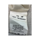 Made in Italy Beige Blue Rose Floral Chiffon Mini Dress (M)