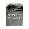 Armani Jeans Dark Wash Denim Zip Jacket with Logo Patches