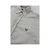 Avirex Light Gray Cotton Button-Down Shirt