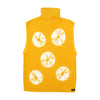 Americo Tavar Tie-Dye Print Sleeveless Turtleneck T-shirt