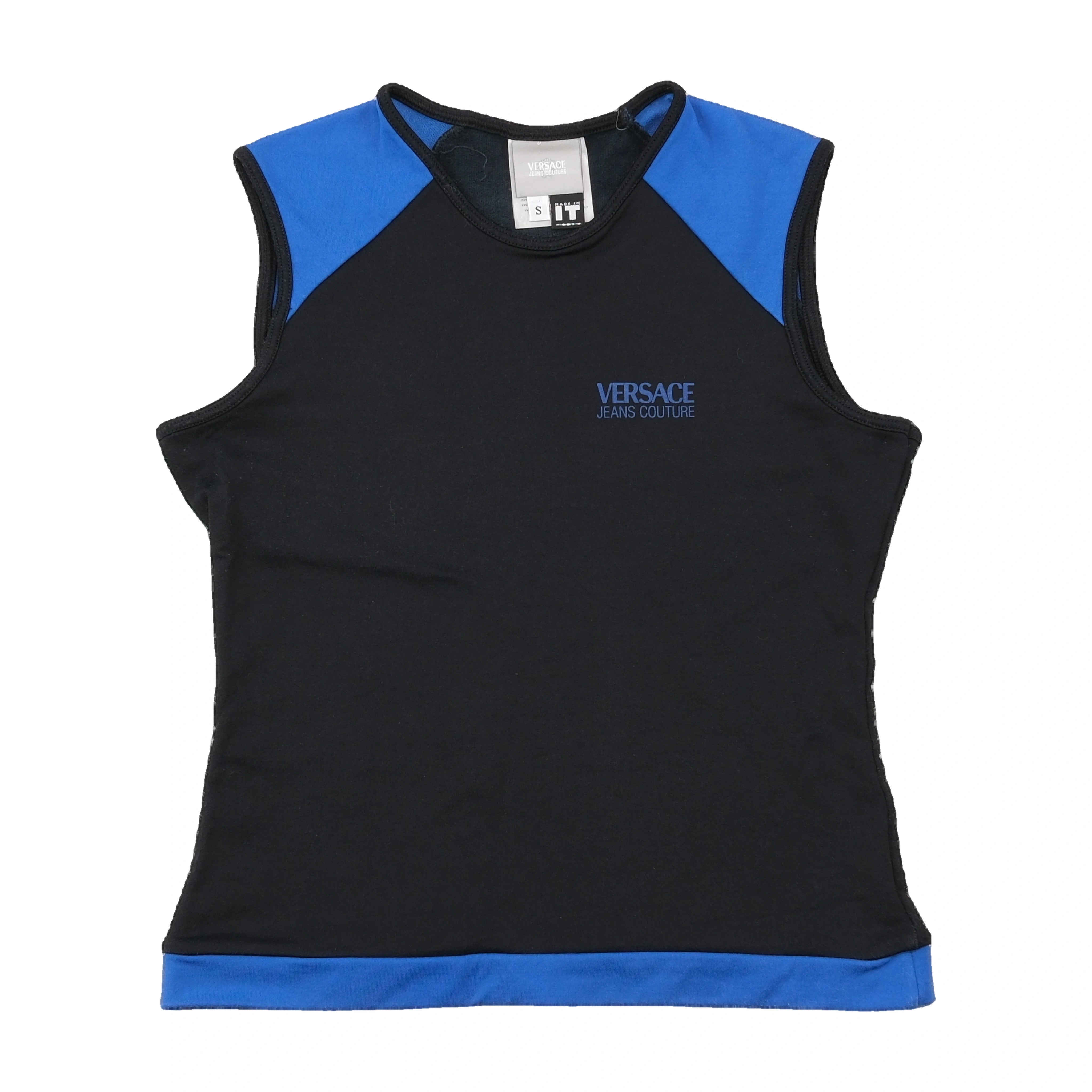Versace Jeans Couture Colorblock Logo Tank Top