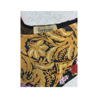 Top de alças Ferrone com Patchwork floral
