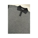 Peter Scott Ribbed Knit Polo Sweater