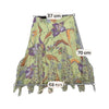 Pastel Yellow Floral Handkerchief Ruffle Skirt