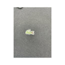 Lacoste Black Cotton Pique Fitted Polo