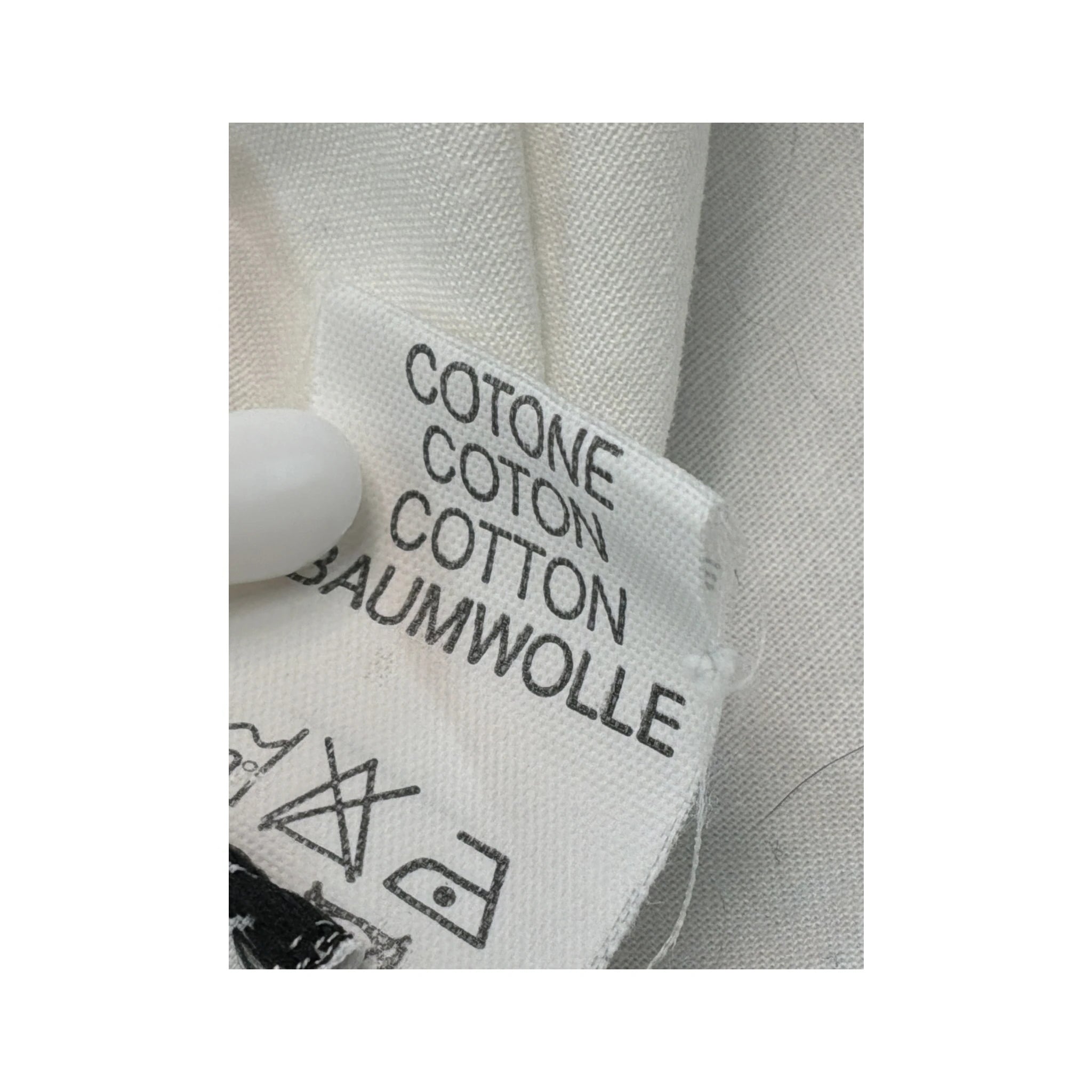 Faddy's Crochet Trim White Cotton Slip Dress