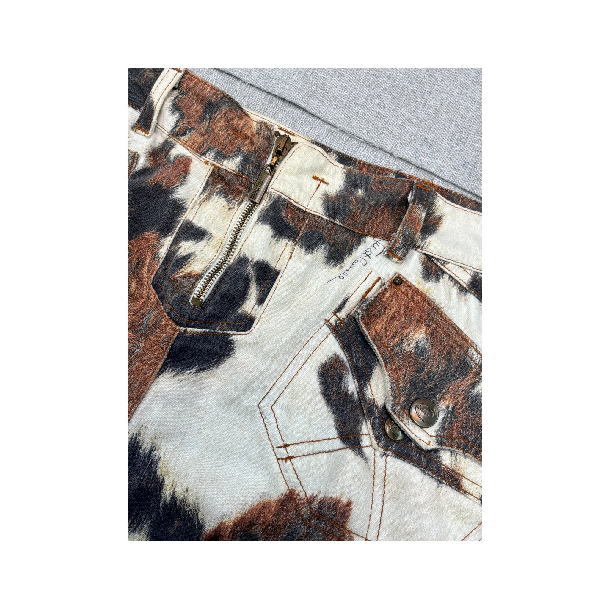 Saia Lápis Just Cavalli com estampado de Vaca