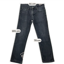 Rifle Black Wash Cotton Stretch Jeans