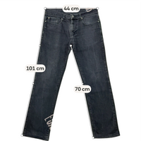 Rifle Black Wash Cotton Stretch Jeans