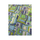 Kingfield Abstract Geometric Print Short Sleeve Button Up Shirt