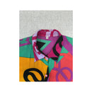 Abstract Print Button Up Shirt