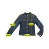 Miss Sixty Fitted Dark Wash Cotton Denim Jacket