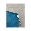 Americo Tavar Blue One Shoulder Lettuce Hem Tank Top