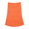Saia Linha a Female laranja com estampado abstrato