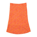 Saia Linha a Female laranja com estampado abstrato