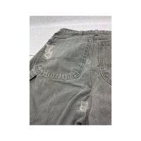Chinos de carpinteiro Dickies cinzentos Desbotados e Desgastados