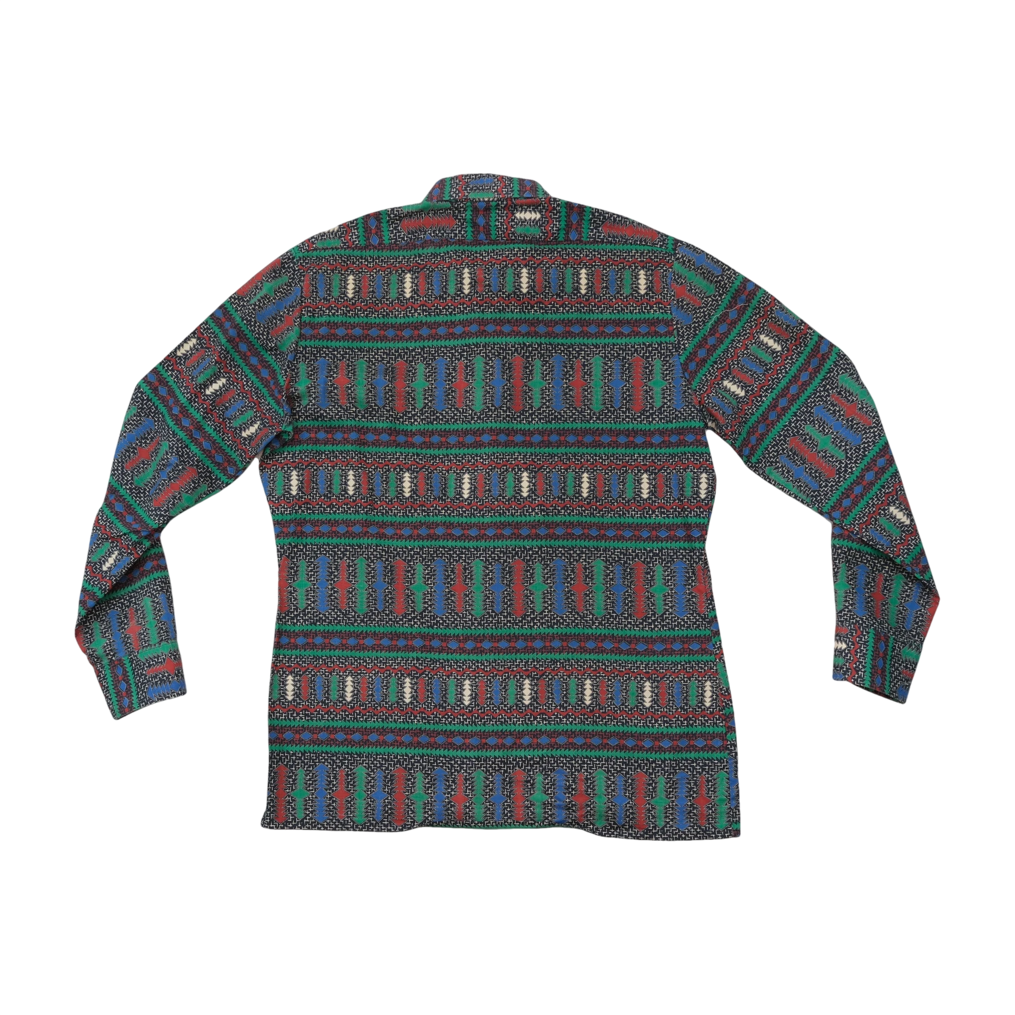 Collection Cikciler Southwestern Geometric Print Button-Up Shirt