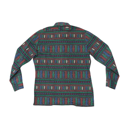 Collection Cikciler Southwestern Geometric Print Button-Up Shirt