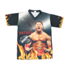 Vintage Batista Unleashed All-Over Print Wrestling Shirt