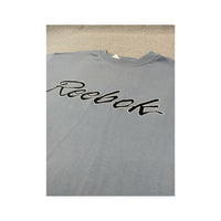 Reebok Vintage Light Blue Script Logo Cotton Shirt