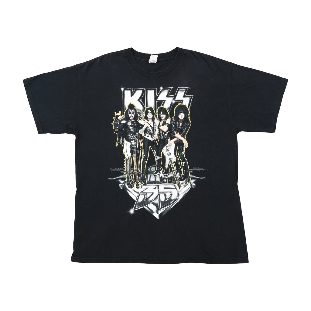 T-shirt de Banda KISS Alive 35 com estampado nos Dois Lados