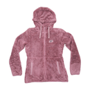 Casaco Polar com capuz Reebok Malva em Sherpa com Fecho Total