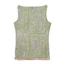 Sonia Fortuna Firenze Sequin Embellished Mesh Tank Top