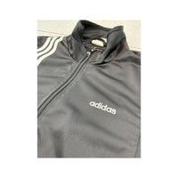 Casaco de fato de treino adidas preto com Três riscas e Fecho Total