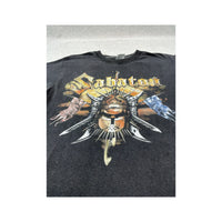 Sabaton Medieval Helmet Graphic Cotton T-Shirt
