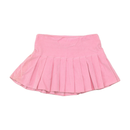 Eiki Pink Pleated Corduroy Skort
