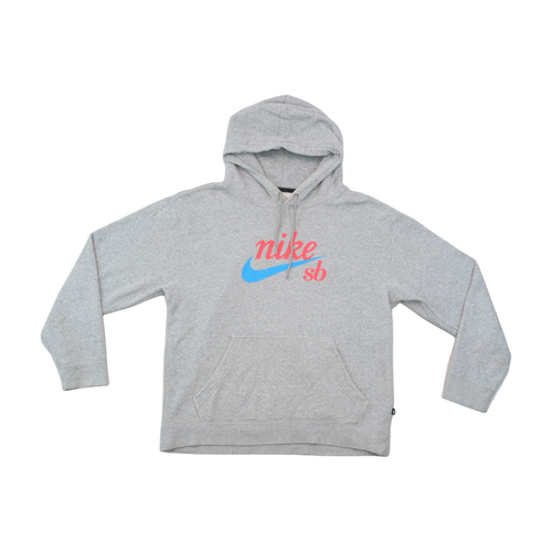 Nike SB Logo Graphic Cotton Blend Pullover Hoodie