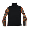 Custo Barcelona Patchwork Graphic Turtleneck T-shirt