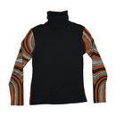 Custo Barcelona Patchwork Graphic Turtleneck T-shirt