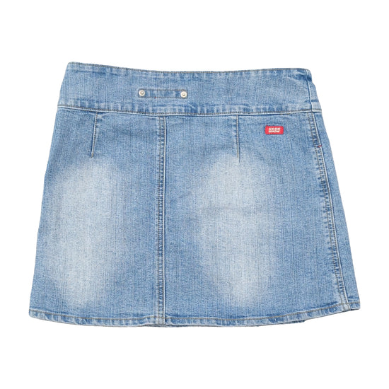 Good Show Studded Denim Mini Skirt