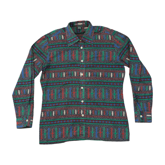 Collection Cikciler Southwestern Geometric Print Button-Up Shirt