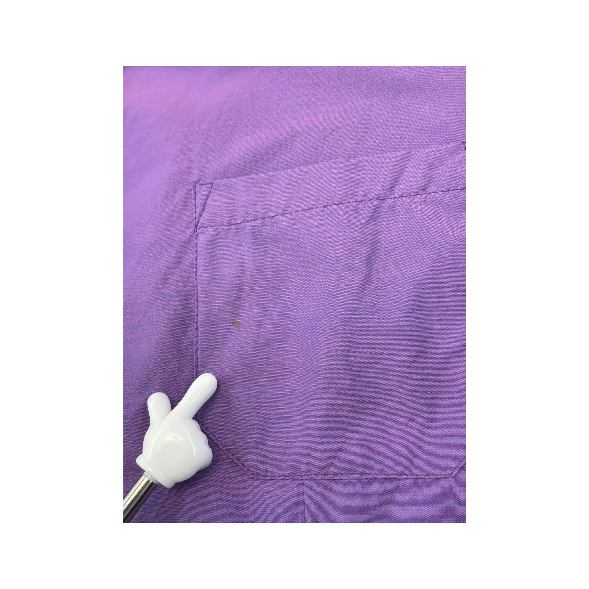 GAS Purple Short Sleeve Button Up Shirt