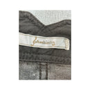 Stradivarius Faded Gray Denim Mini Skirt