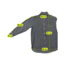 Kolby Gray Cotton Corduroy Button Up Shirt