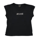 Just Cavalli Rhinestone Logo T-shirt