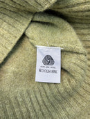Vintage Olive Brown Turtleneck Knit Sweater